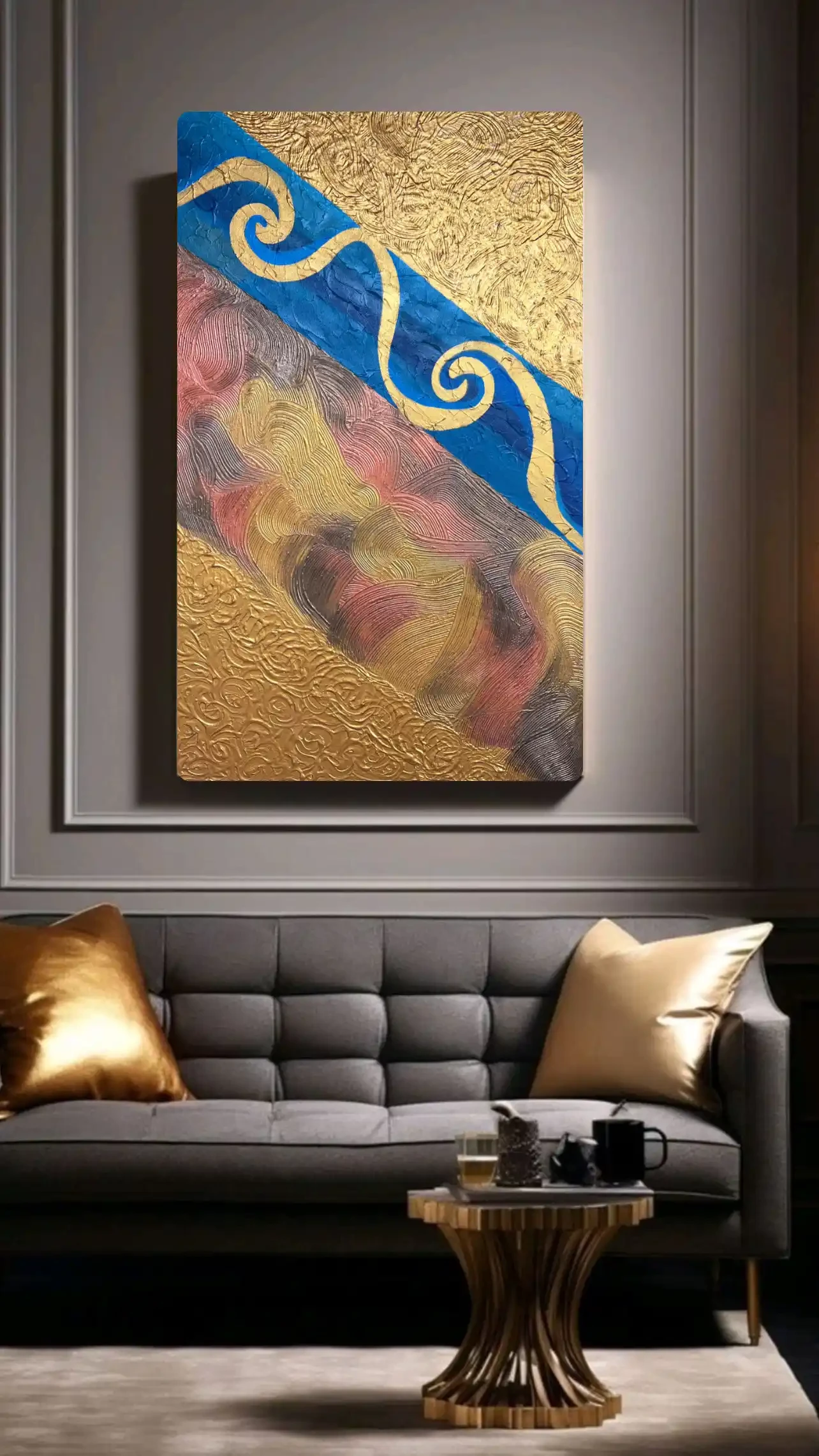 Golden Swirls - Artwork