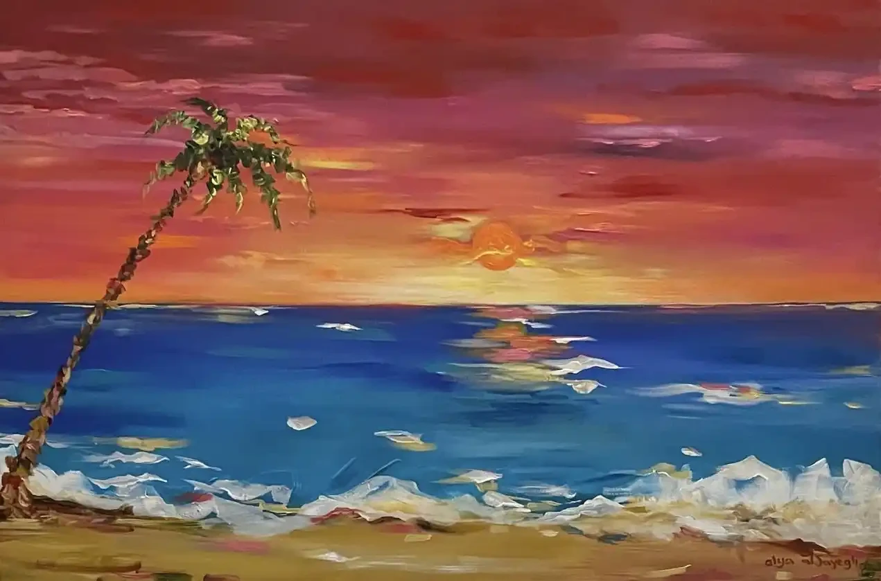 Tropic Sunset – Tropical Seascape Wall Art for Home & Office Décor
