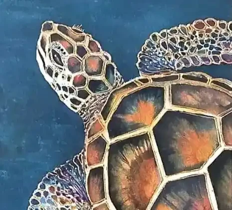 Ascend – Sea Turtle Watercolor Artwork