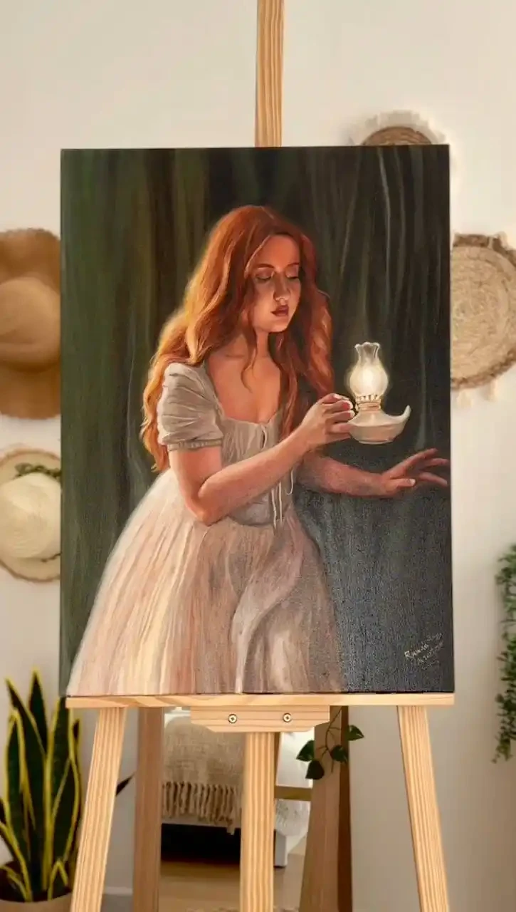 The Glow of Silence - Oil on Canvas