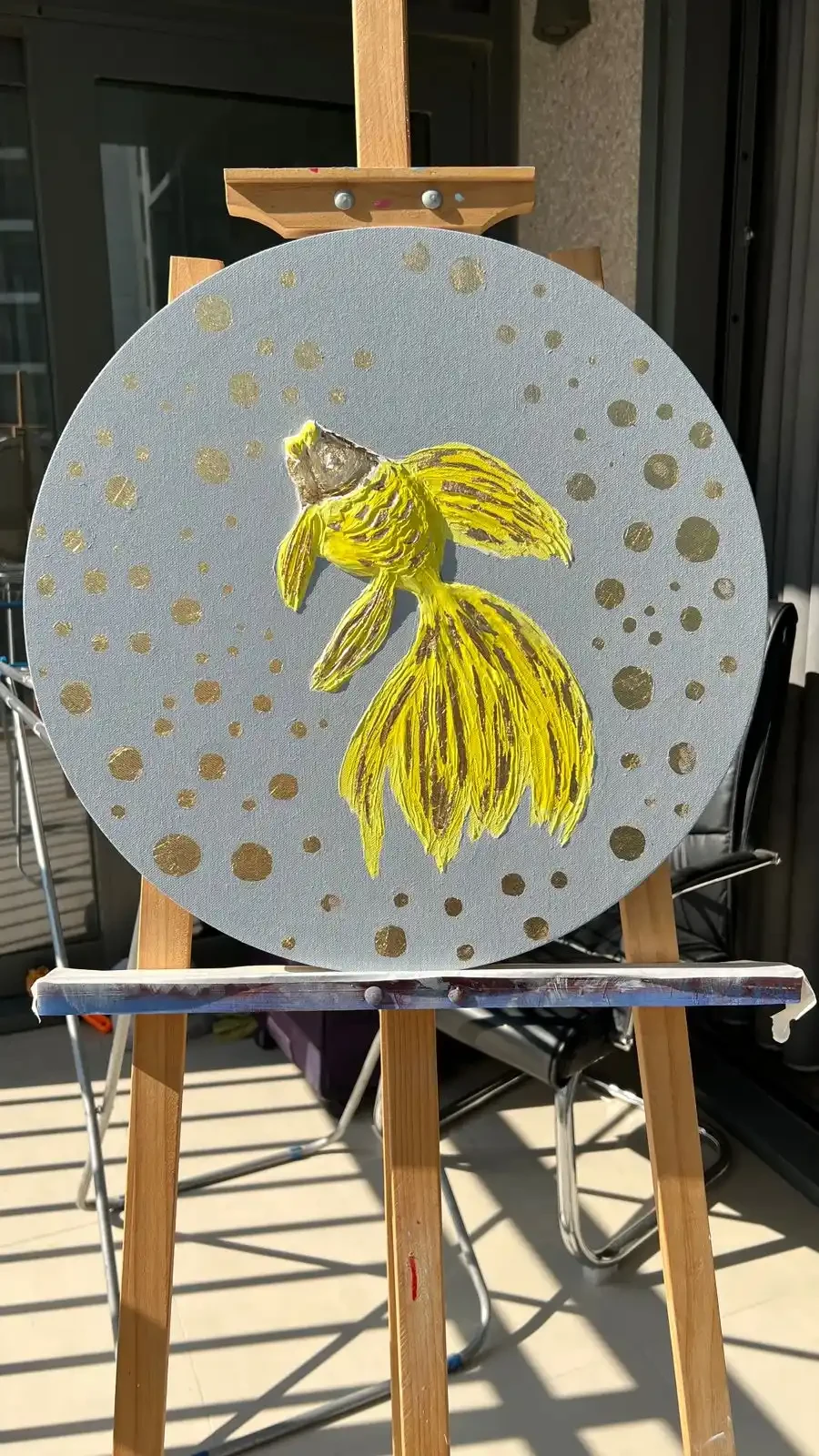 Glamour fish (Yellow Fish) - Artwork