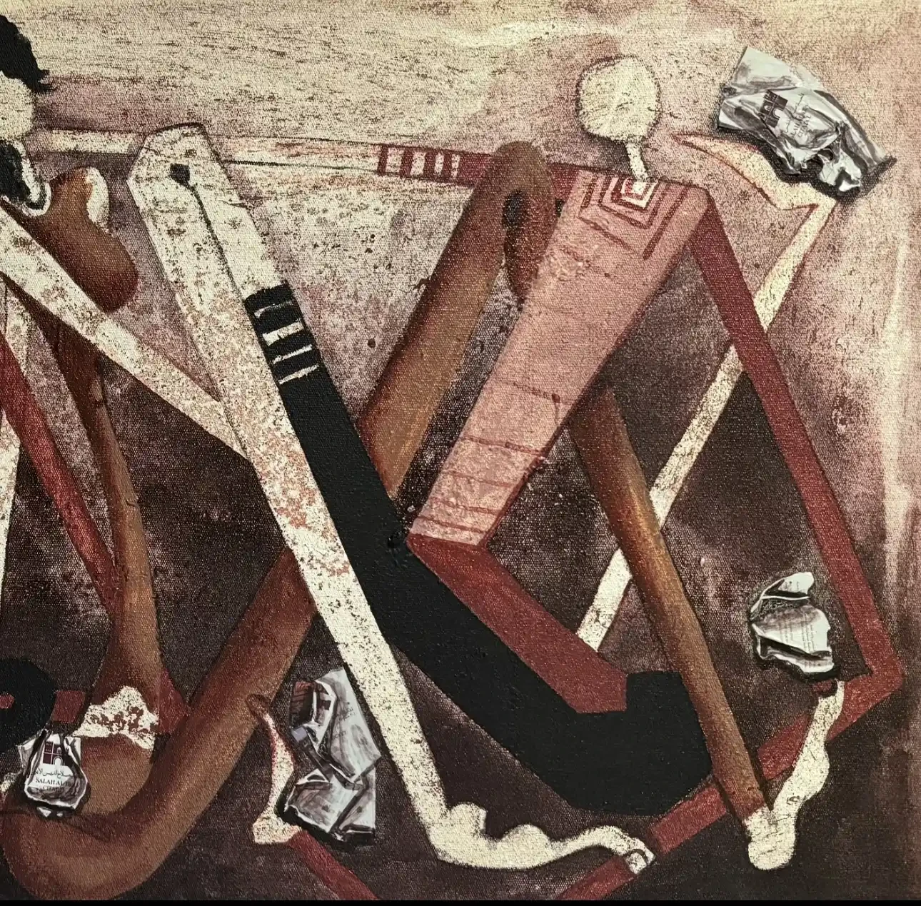 “The Castle” – Mixed Media on Canvas