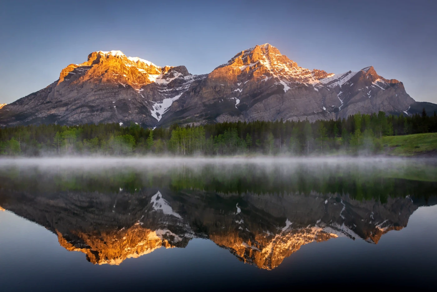 Majestic Reflections: A Serene Reflection of Nature's Beauty