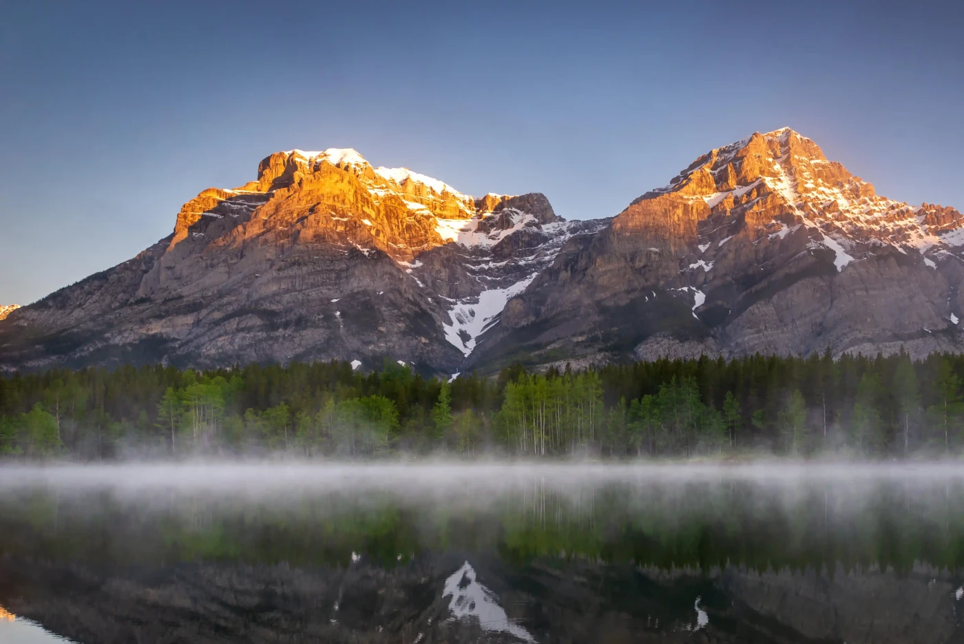 Majestic Reflections: A Serene Reflection of Nature's Beauty