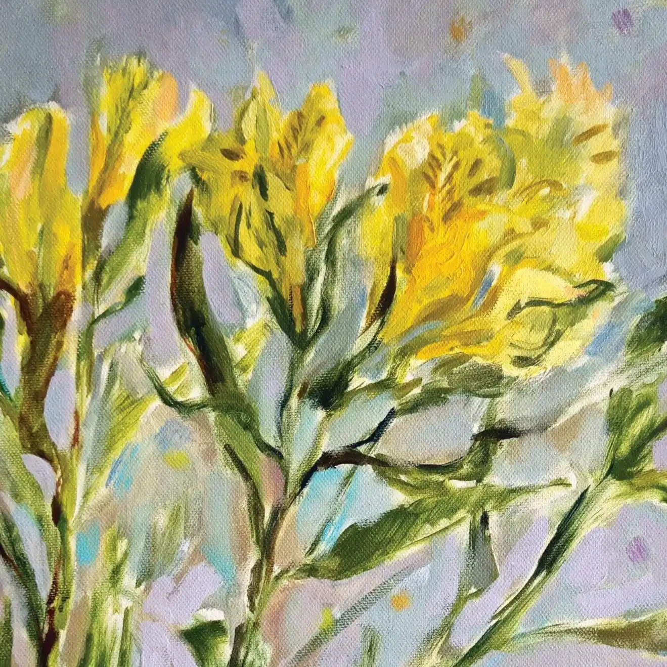 Yellow Alstroemeria - Artwork