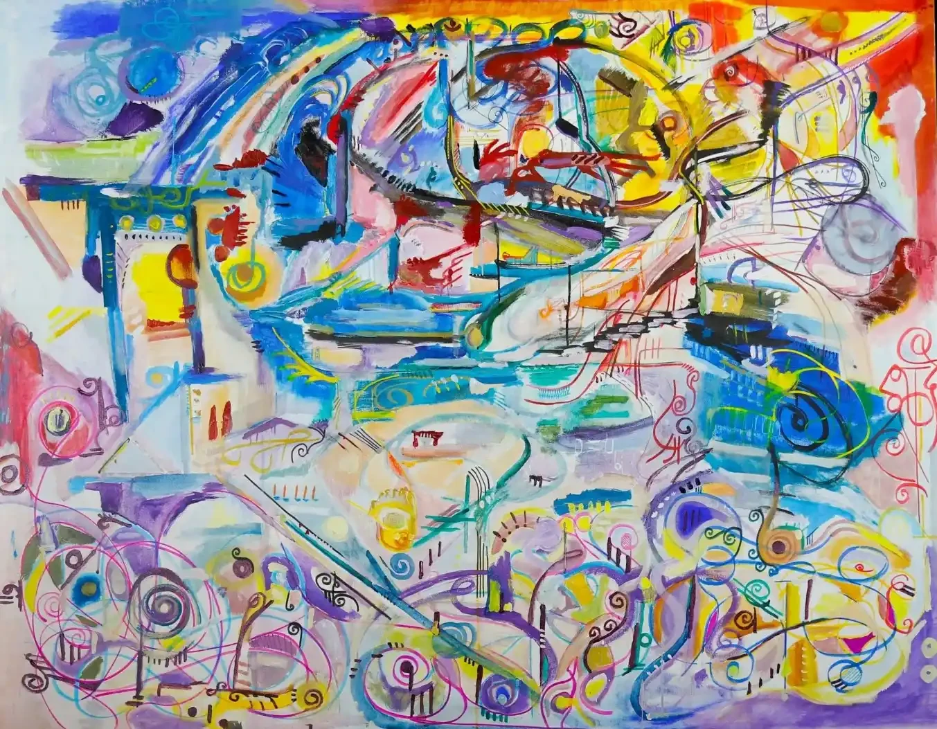Featured image of The Humbling Road to the Distant World - Abstract Art