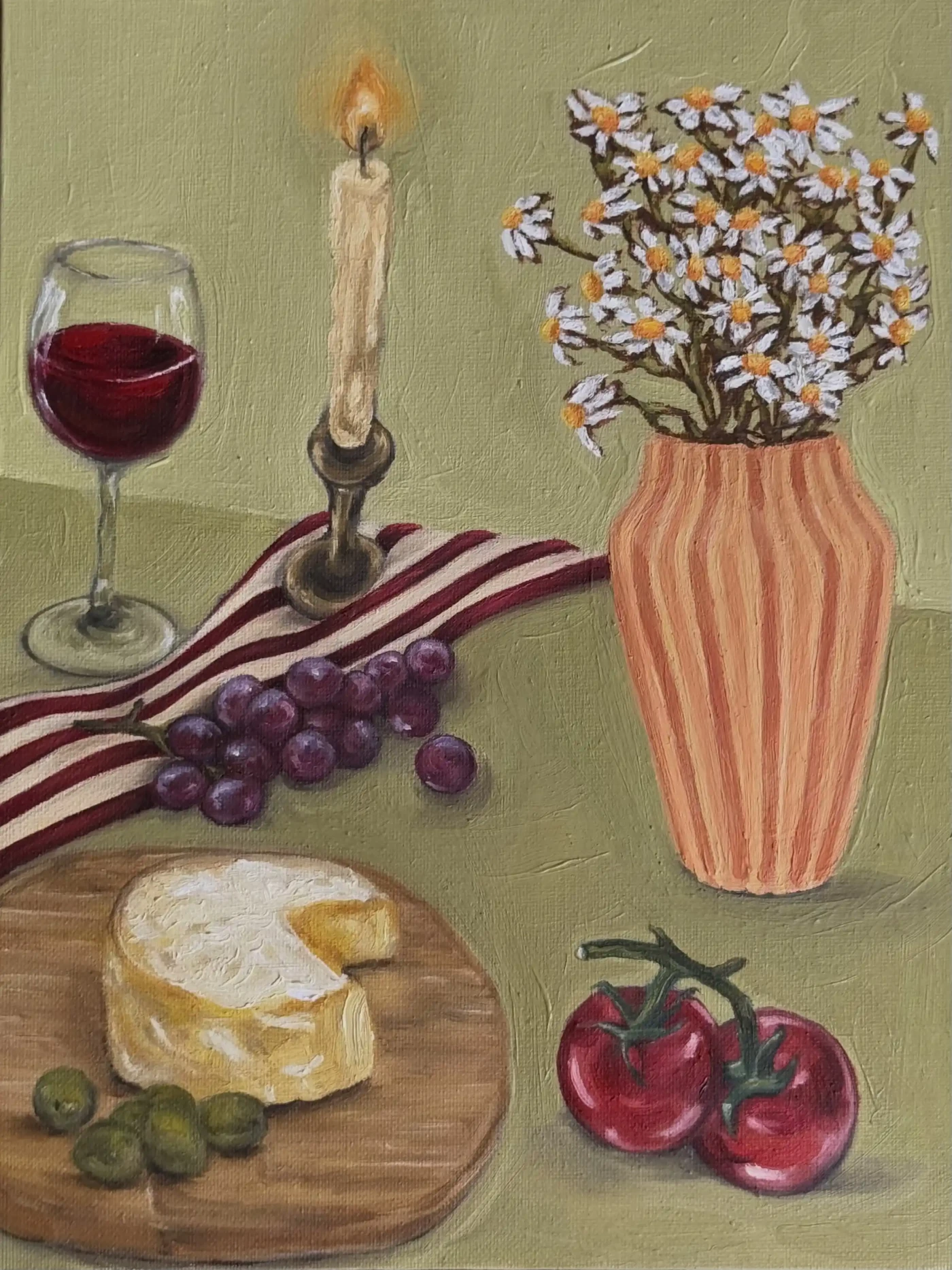 Italian Table Scene - Artwork