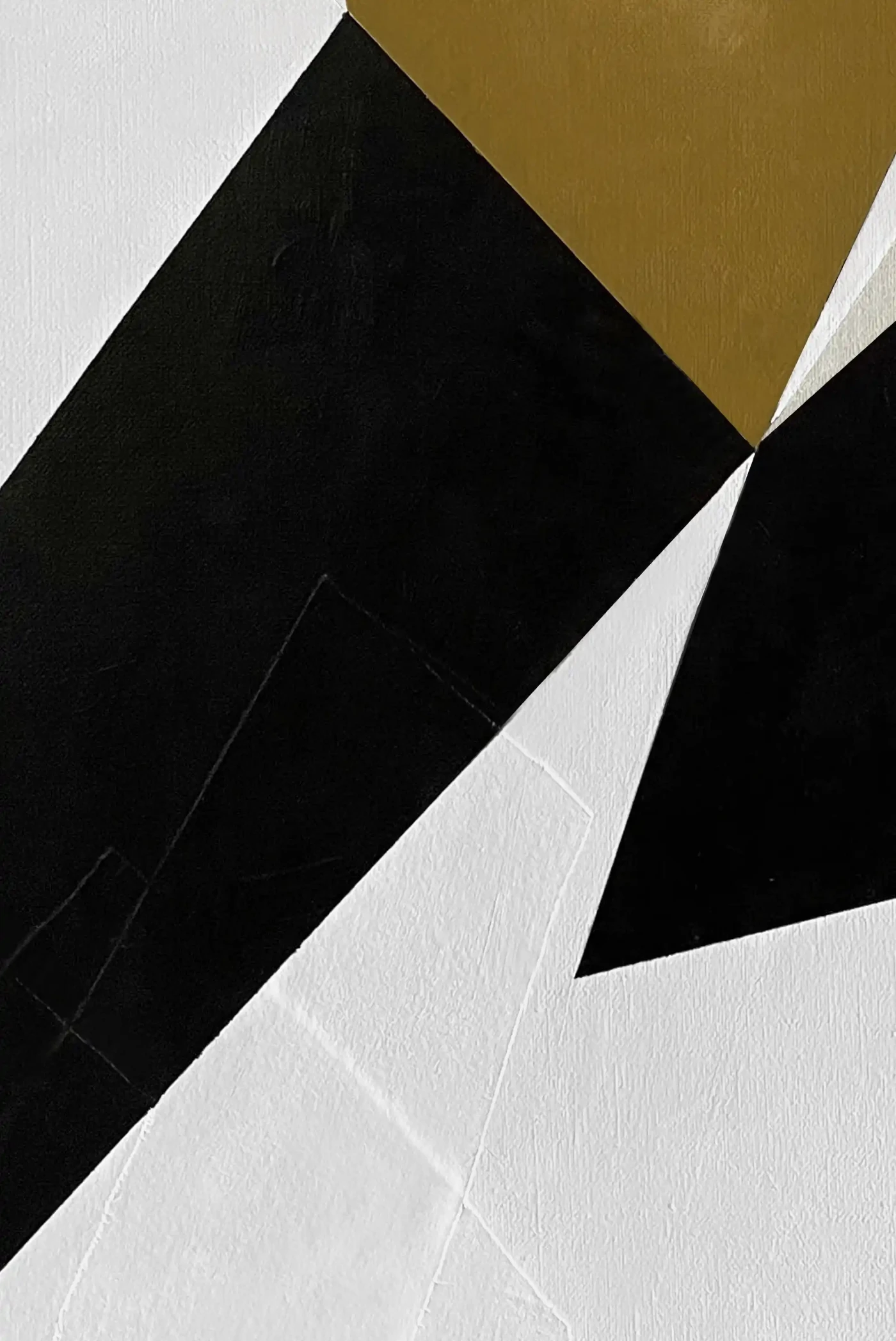 Golden Balance: Minimalist Abstract Geometry in Neutral Tones - Artwork