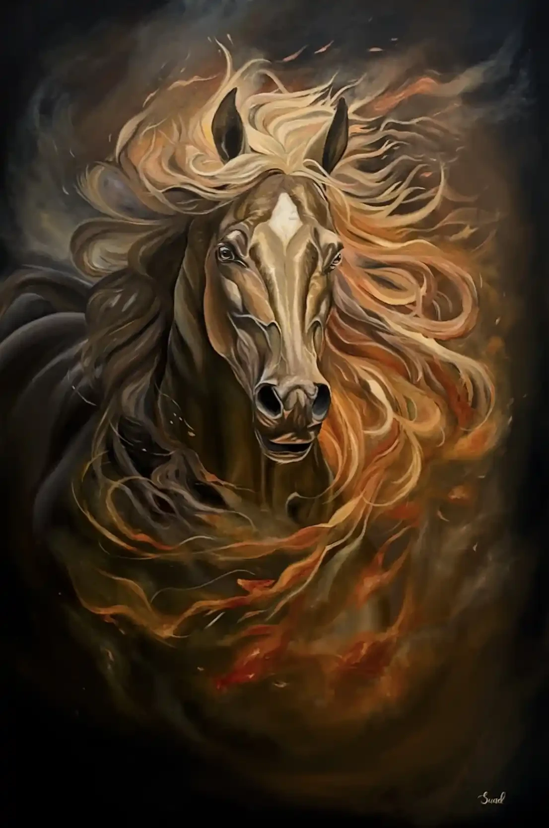 Fierce and Fiery - Original Masterpiece