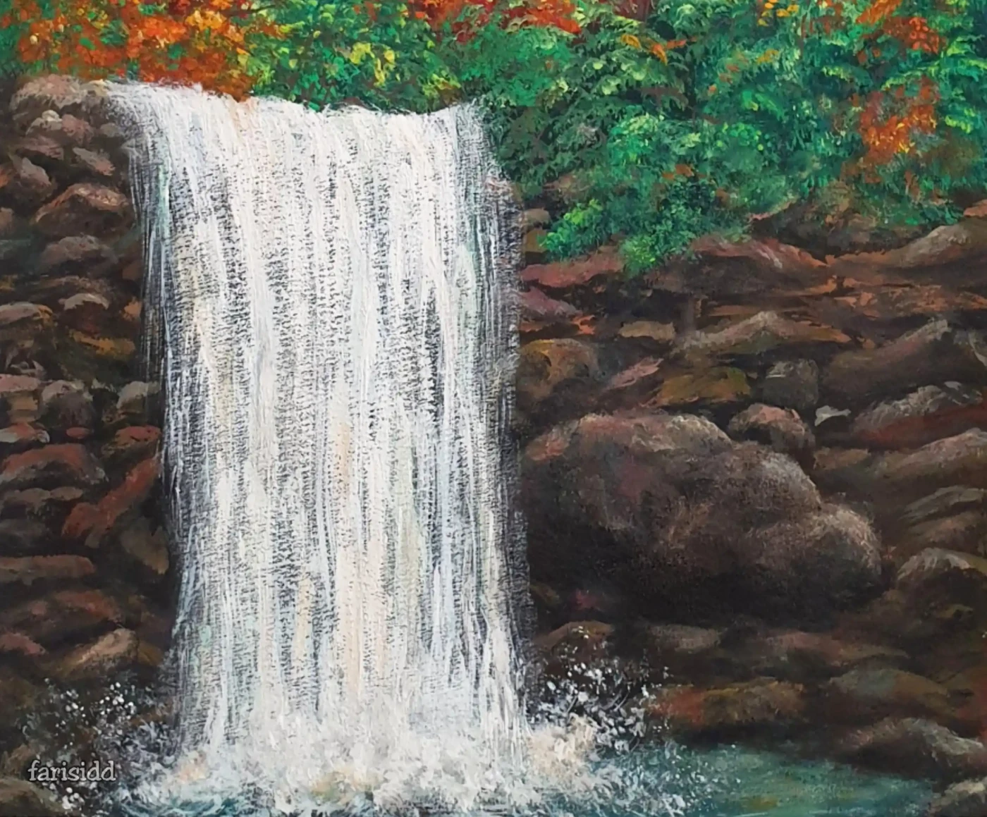 Autumn Waterfall