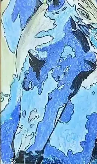 BLUE SPIRIT – Modern Horse Artwork in Shades of Blue