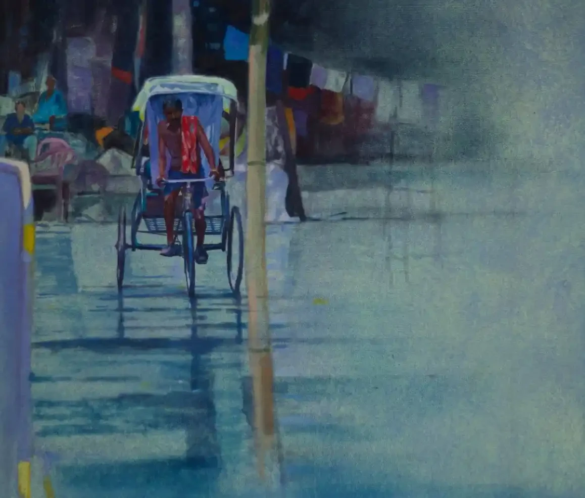The Rickshaw Rider The Rickshaw Rider in the Rain