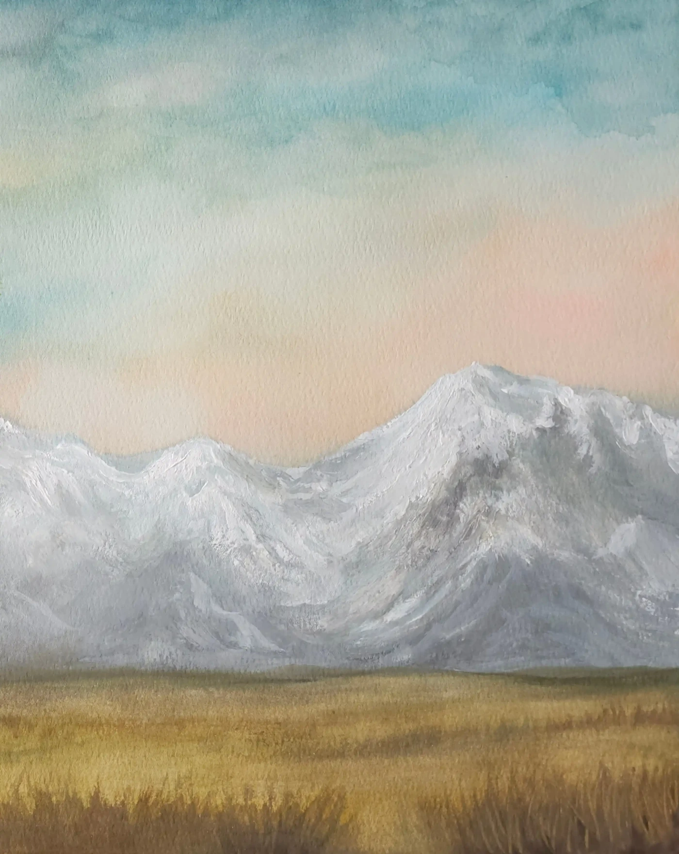 Sunrise Over the Mountains - Artwork