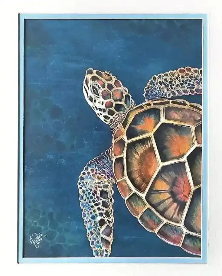Featured image of Ascend – Sea Turtle Painting | Ocean-Inspired Wall Art